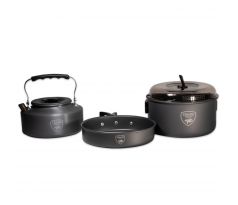 Giants fishing Sada nádobí s konvičkou 3 Piece Pan & Kettle Set