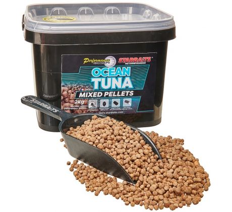 STARBAITS Ocean Tuna Pelety Mixed 2kg + lopatka