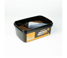 Mikbaits Method pelet box 400g + 120ml Activator - Půlnoční Pomeranč