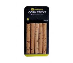 RidgeMonkey Korkové tyčinky Combi Bait Drill Spare Cork Sticks 6mm