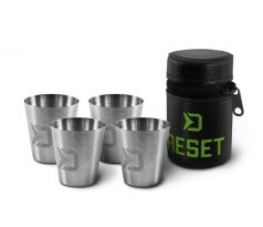 Set nerezových pohárků Delphin RESET 4v1