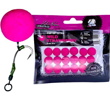 LK Baits Pop-up Extra Wild Strawberry