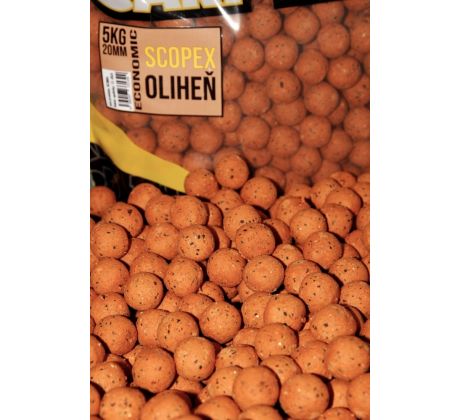 Black Carp ECONOMIC Boilies SCOPEX - OLIHEŇ 5kg 20mm