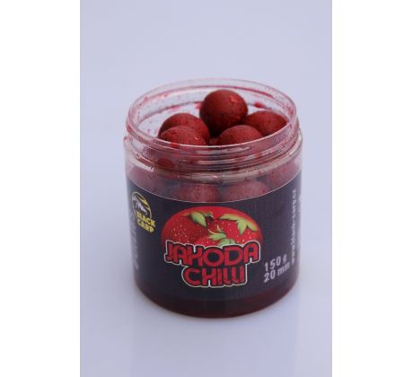 Black Carp Boilie dipované JAHODA - CHILLI 20mm 150gr