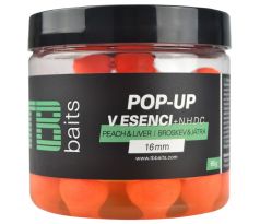 TB Baits Plovoucí Boilie Pop-Up Orange Peach Liver + NHDC 65 g