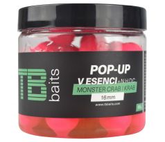 TB Baits Plovoucí Boilie Pop-Up Pink Monster Crab + NHDC 65 g