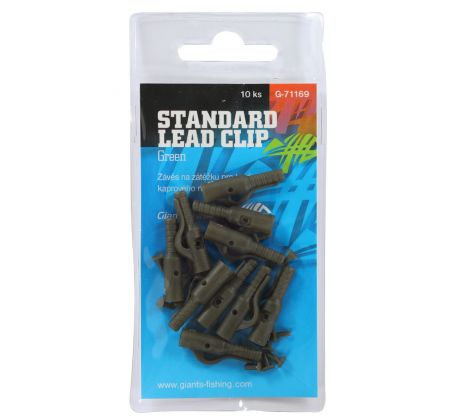 Giants fishing Závěs na boční olovo Standard Lead Clip Green/10ks