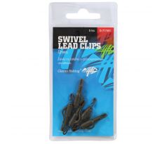 Giants fishing Závěs na boční olovo Swivel Lead Clips Green 5ks