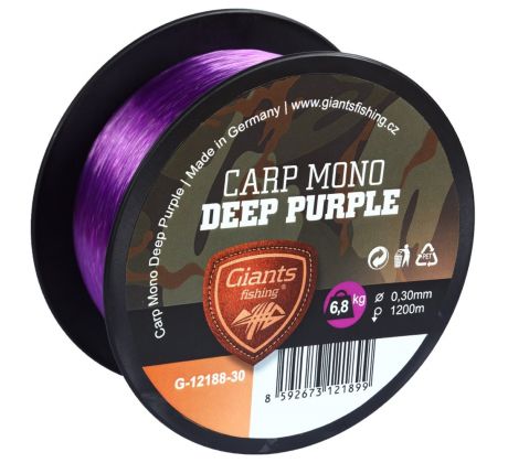 Giants fishing Vlasec Carp Mono Deep Purple