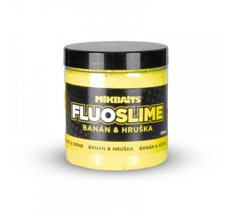 Mikbaits Fluo slime obalovací dip 100g - Banán Hruška