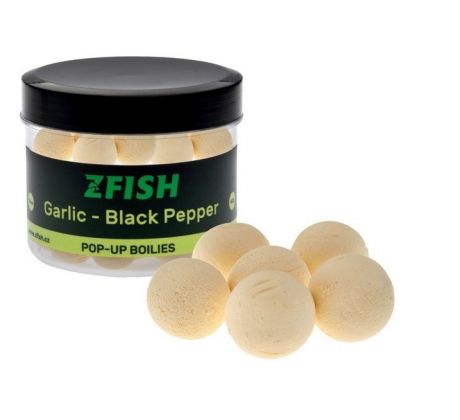 Zfish Plovoucí Boilies Pop Up 16mm/60g Česnek - Černý Pepř