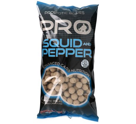 Starbaits Boilies - Probiotic Squid & Pepper - VÝPRODEJ !!!