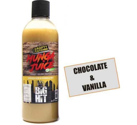 Tekutý posilovač Crafty Catcher Munga Juice 500ml Chocolate & Vanilla/Čokoláda & Vanilka - VÝPRODEJ