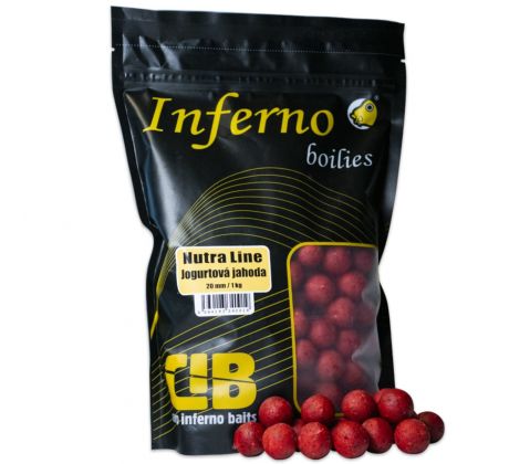 Carp Inferno Boilies Nutra Line - Jogurtová Jahoda