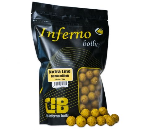 Carp Inferno Boilies Nutra Line - Banán/Oliheň