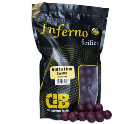 Carp Inferno Boilies Nutra Line - Švestka