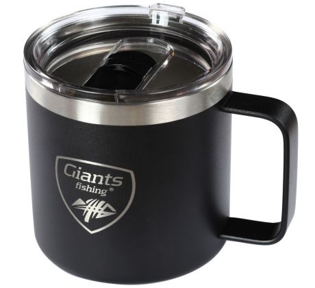 Giants fishing Nerezový thermo hrnek Black Stainless 400ml