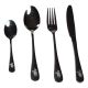 Giants fishing Sada příborů černý nerez Cutlery SS 410 ( 4pc - set )