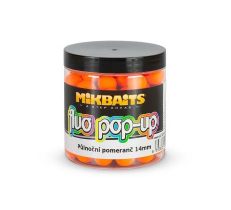 Mikbaits Plovoucí fluo boilie 250ml - Sladká kukuřice 14mm - VÝPRODEJ !!!