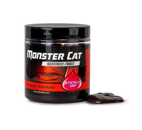 Tandem Baits Monster CAT sticky DIP 150ml ČERNÝ HALIBUT - VÝPRODEJ !!!