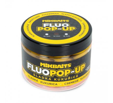 Mikbaits Plovoucí fluo boilie 150ml - Sladká kukuřice