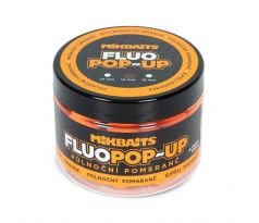 Mikbaits Plovoucí fluo boilie 150ml - Půlnoční pomeranč