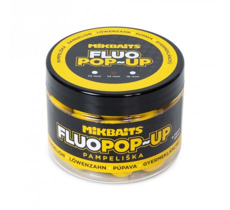 Mikbaits Plovoucí fluo boilie 150ml - Pampeliška