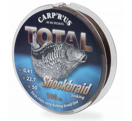 Carp´R´Us Total Shock Braid - pletená šňůra 100m