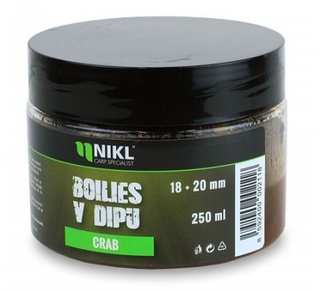 Nikl Boilies v dipu Crab 250g