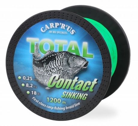 Carp´R´Us Kmenová šňůra Total Contact Sinking Green