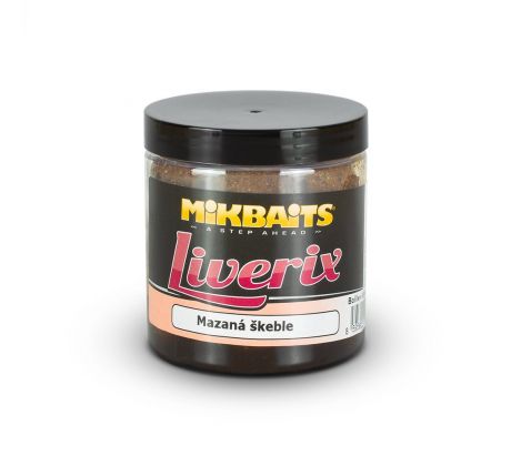 Mikbaits Boilies Liverix v Dipu 250ml - Mazaná škeble