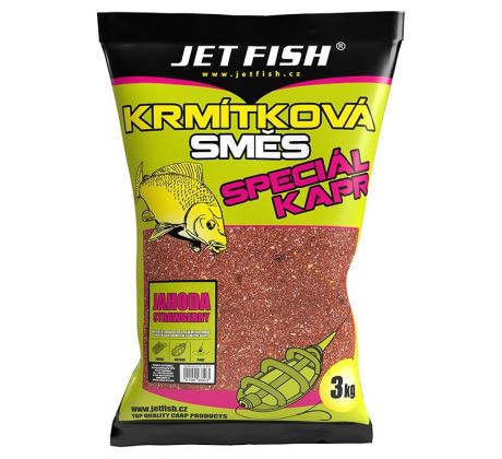 Jet Fish Krmítková směs 3 Kg JAHODA