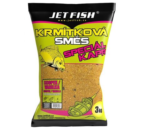 Jet Fish Krmítková směs 3 Kg SCOPEX / VANILKA