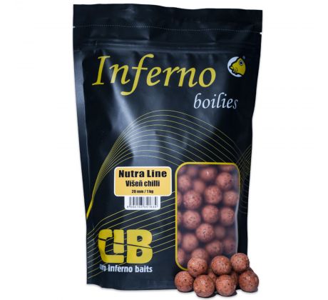 Carp Inferno Boilies Nutra Line - Višeň Chilli