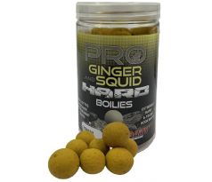 Starbaits Tvrdé Hard Boilies Pro Ginger Squid Hard Boilies 200g