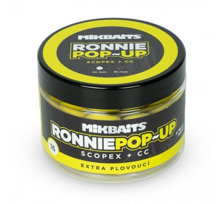 Mikbaits Ronnie pop-up 150ml - Scopex + CC 16mm