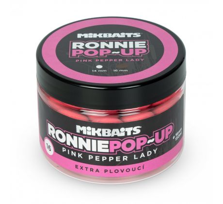 Mikbaits Ronnie pop-up 150ml - Pink Pepper Lady 16mm