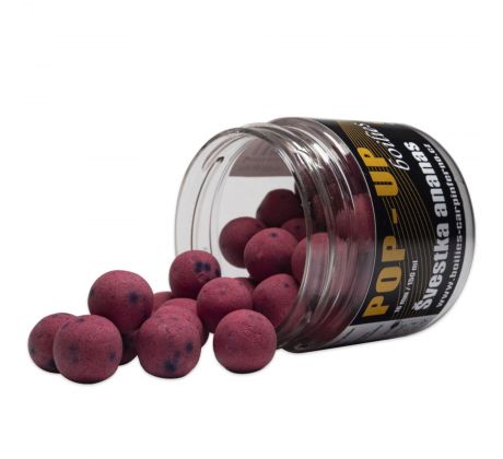 Carp Inferno Pop - up Boilies 16 mm 150 ml - Ananas/Švestka