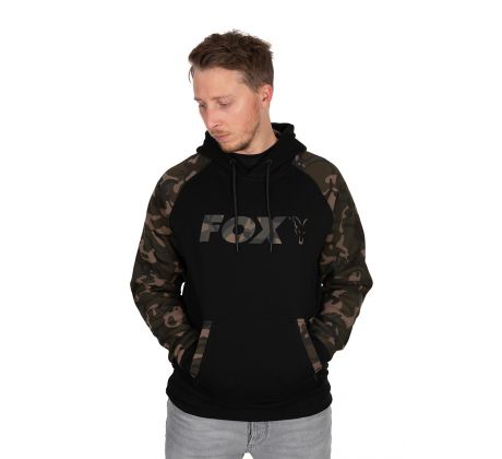 Fox Mikina Black Camo Raglan hoodie