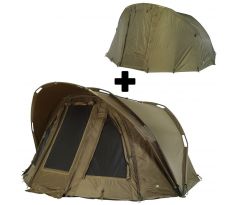 Giants fishing Bivak Gaube Bivvy 2 Man + Druhý plášť Gaube 2 Man Overwrap