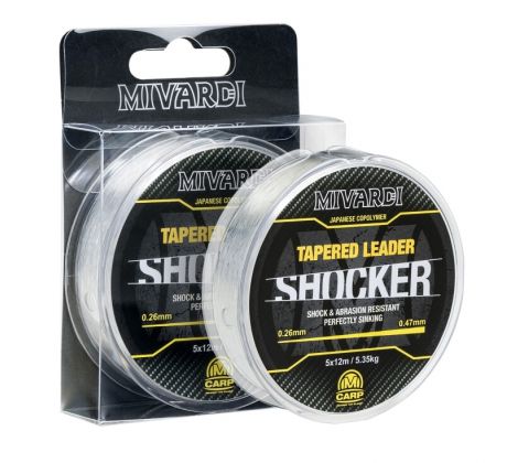 Mivardi Shocker Tapered Leader - Ujímaný šokový vlasec