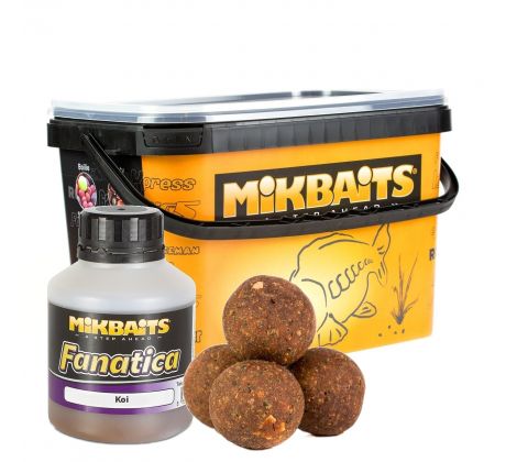 Mikbaits Boilie Fanatica LOSOS & RÁČEK & ASAFOETIDA 2x2,5kg + Booster 250ml Zdarma