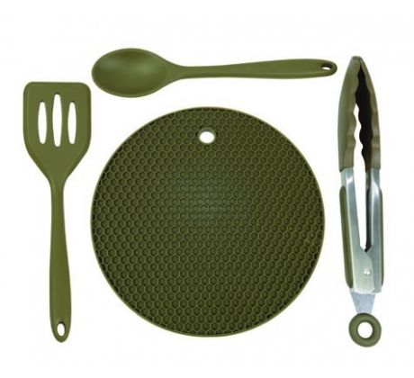 Trakker Silikonové, kuchyňské nádobí – Armolife Silicone Utensil Set