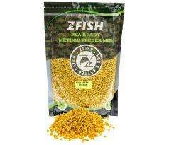ZFISH Pva Ready & Method Feeder Mix 2-3mm/1kg Strawberry-Banana
