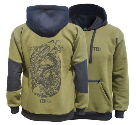 TB Baits Mikina Olive Edition Hoodie