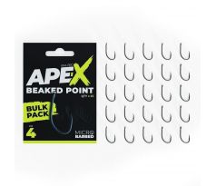 RidgeMonkey háčky Ape-X Beaked Point Barbed Bulk Pack 25 ks