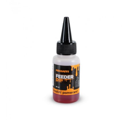 Mikbaits Feeder dip 50ml - Půlnoční pomeranč