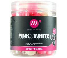 Mainline neutrálně vyvážené nástrahy Fluro Pink White Wafters Banoffee 15 mm