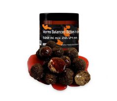 Mastodont Baits Worms Balanced Boilies in dip 500ml mix 20/24mm