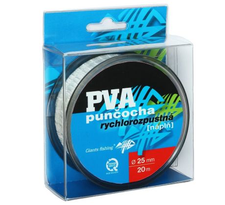 Giants fishing PVA náhradní punčocha Mesh Fast Melt Refill 25mm/20m